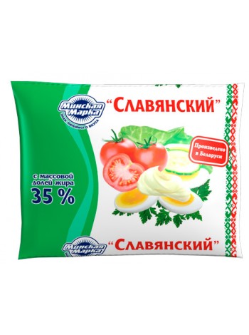 Майонезный соус "Славянский" 35% 200г*40 пленка Минск МЗ №1